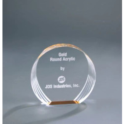 Beveled Round Acrylic