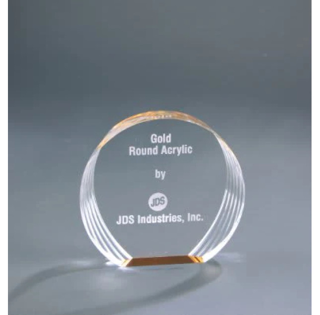 Beveled Round Acrylic