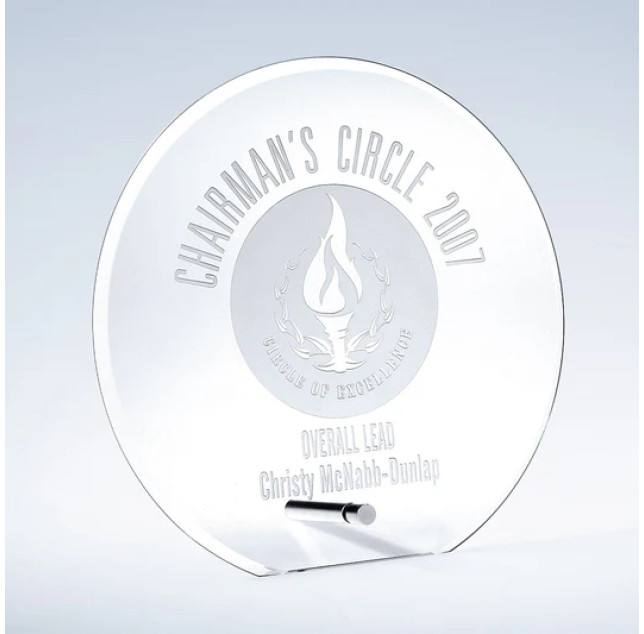 Beveled Circle w/Aluminum Pole Beveled Circle w/Aluminum Pole