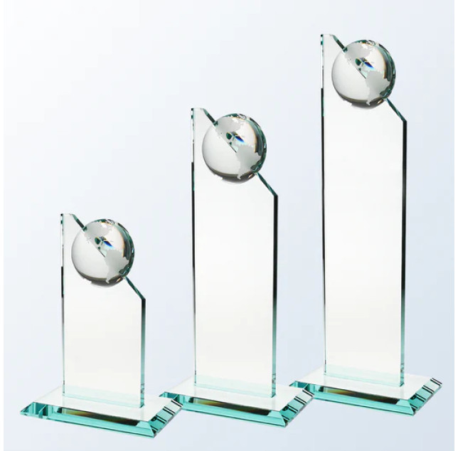 Jade Glass World Globe Pinnacle Jade Glass World Globe Pinnacle