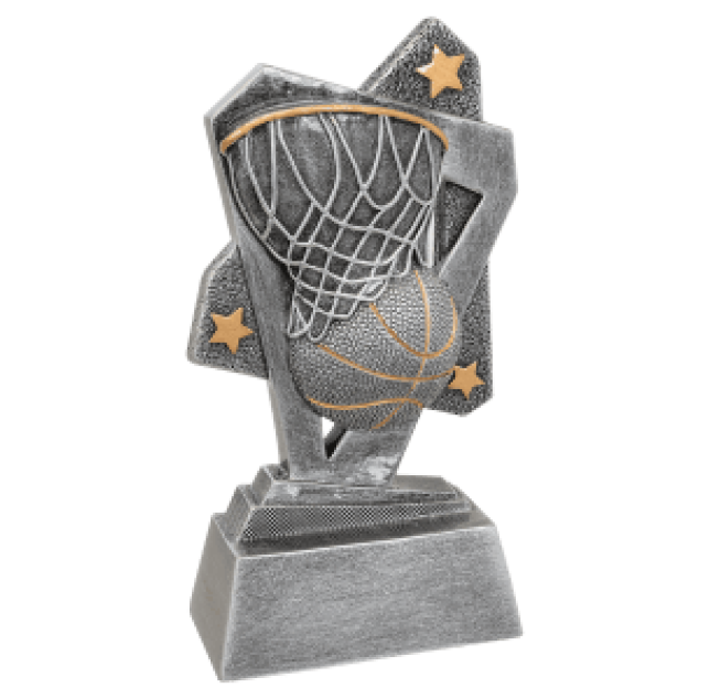 6 1/2" Basketball Triumph Resin