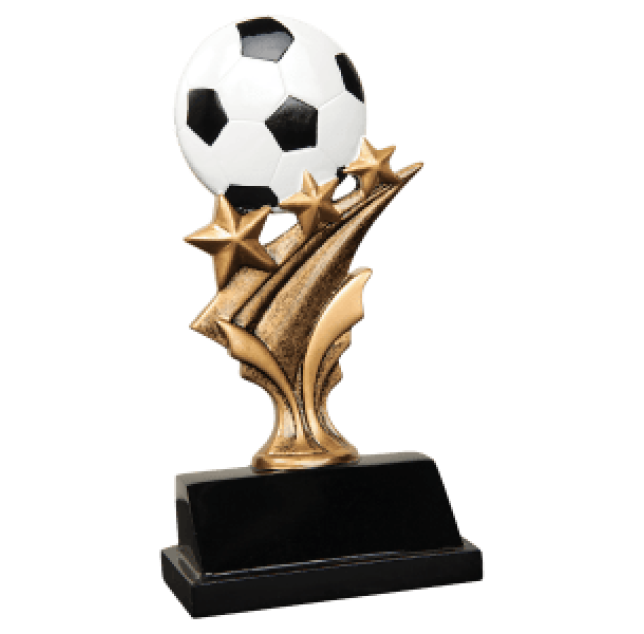 5 1/2" Soccer Tri Star Resin