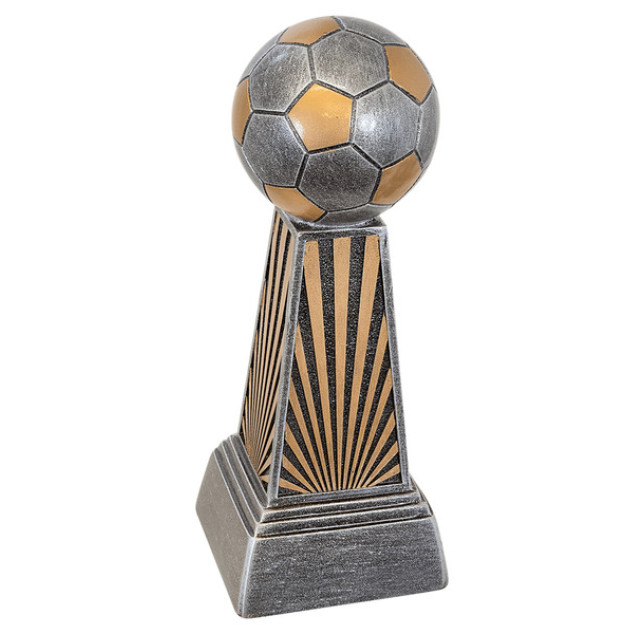6" Antique Finish Soccer Imperial Resin Trophy